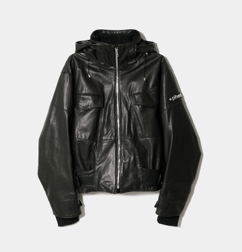 +phoenix GORE-TEX leather blouson