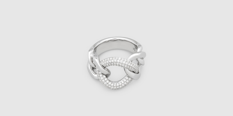 River Ring Pavé¥334,300