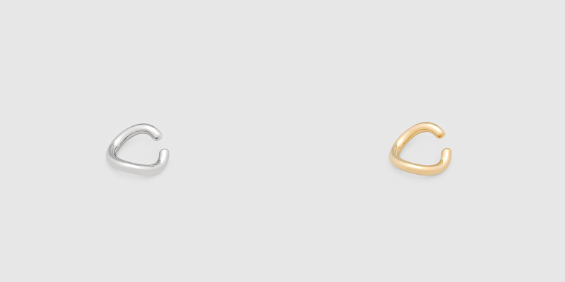 River Ear Cuff¥30,300、River Ear Cuff Gold¥31,900