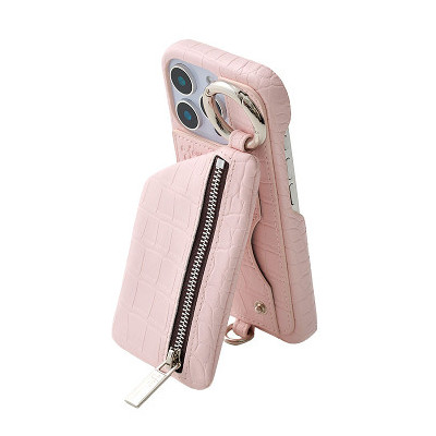 ajew cadenas croco zipphone case shoulder