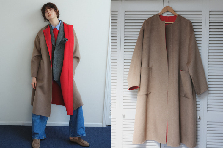 Cashmere Reversible Coat