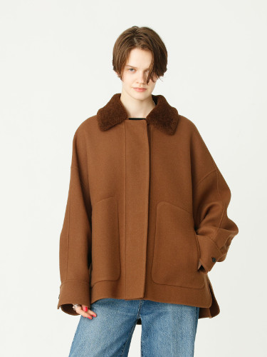 Geelong Lamb Melton Short Coat