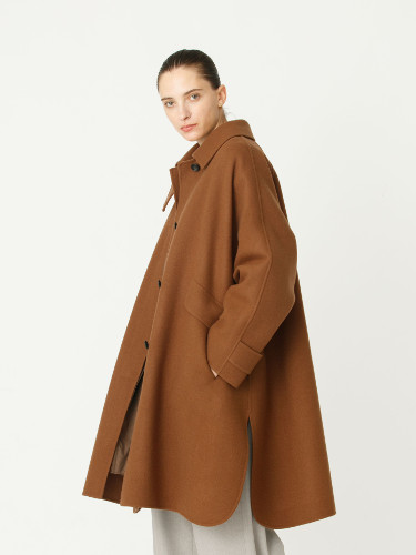 Geelong Lamb Melton Long Coat