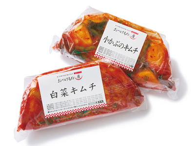 おつけもの慶の「白菜キムチ/小かぶのキムチ」
