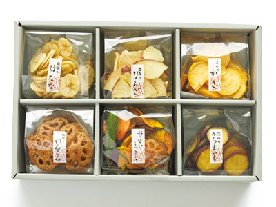 麻布十番 杵屋の「野菜フルーツチップス」
