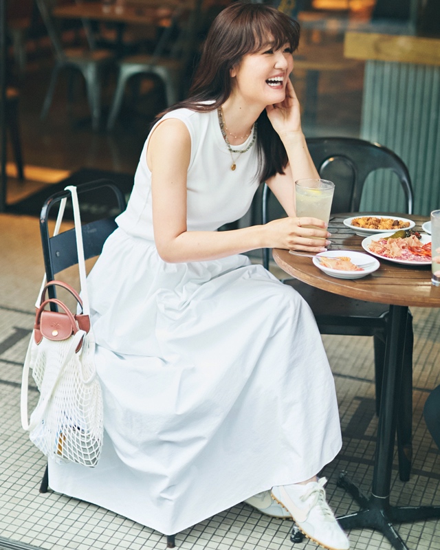 スタイリスト・伊藤まいこさん ホワイトコーデ