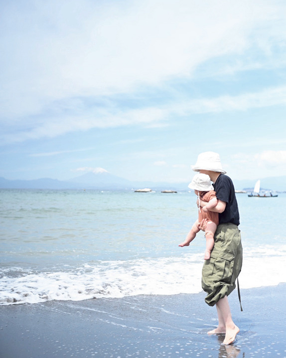 兵藤千尋さん 海遊び
