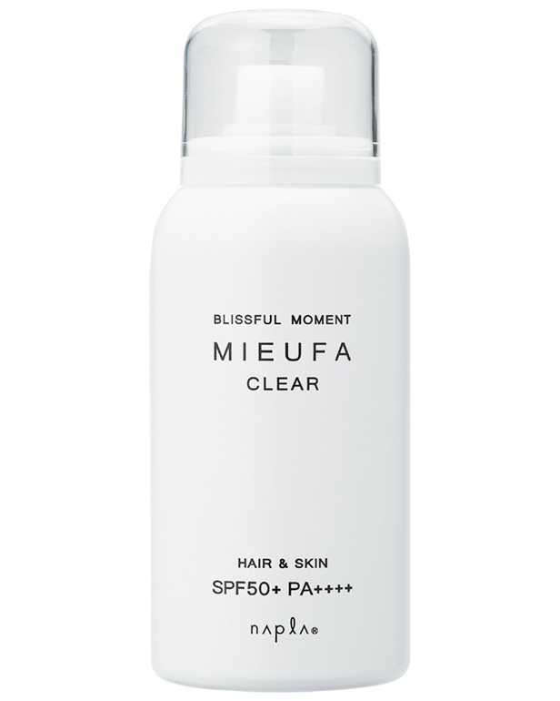 ナプラ ミーファ フレグランスＵＶスプレー クリア SPF50+・PA++++ 80g ￥1,320