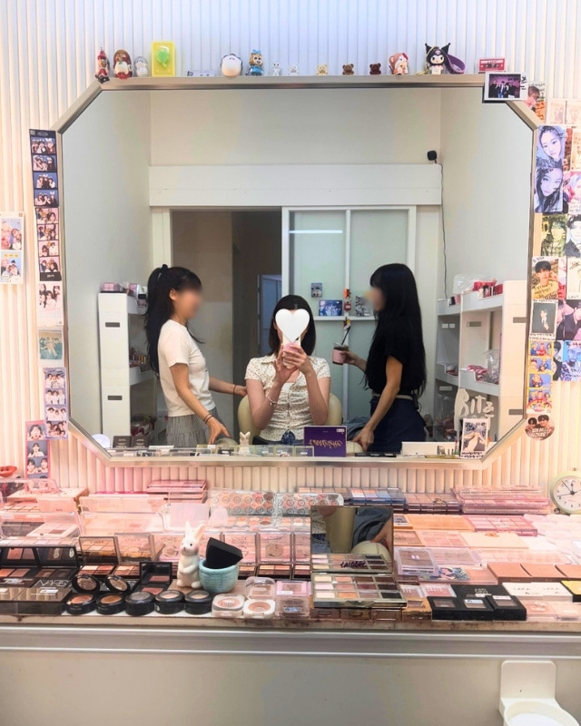 メイクルームの写真