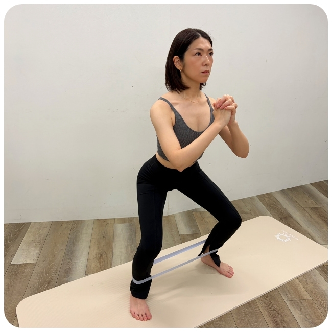 スクワット中の写真