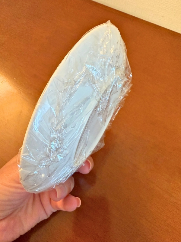 ラップを張った裏面の様子