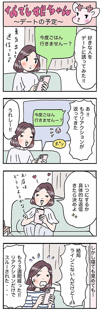OLあるある漫画「デートの予定」