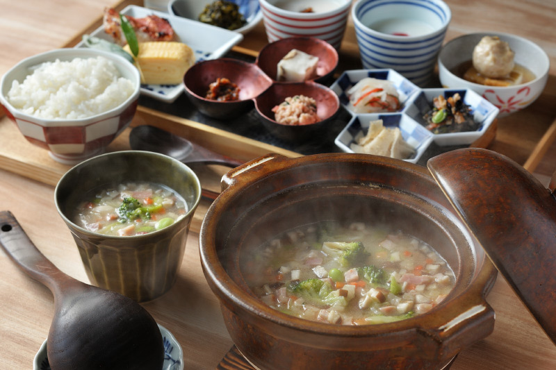 界アンジンの朝食