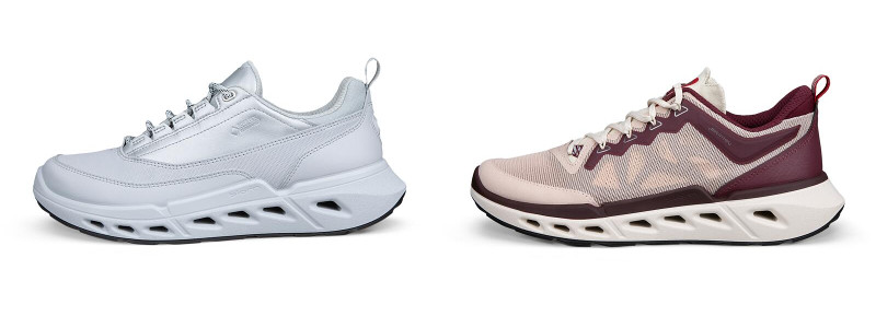 ECCO BIOM® 720 W（左から）レザータイプ￥42,900、メッシュタイプ￥35,200