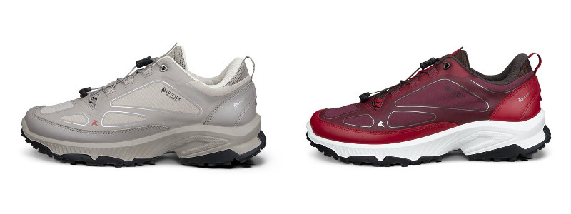 ECCO RECEPTOR® XP W（左から）ゴアテックス搭載レザータイプ￥36,300、ゴアテックス搭載レザータイプ￥36,300