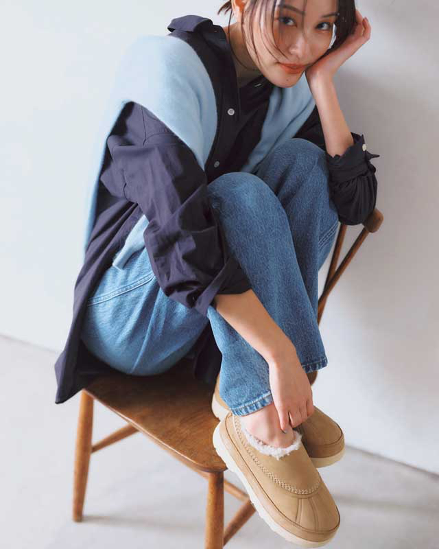スリッポンコーデ