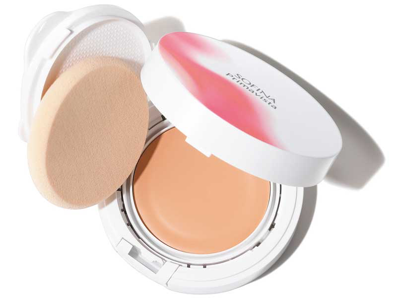 花王 ソフィーナ プリマヴィスタ 生肌カバーバーム ファンデーション 全5色 SPF30・PA+++ ¥4,400(セット価格・編集部調べ)