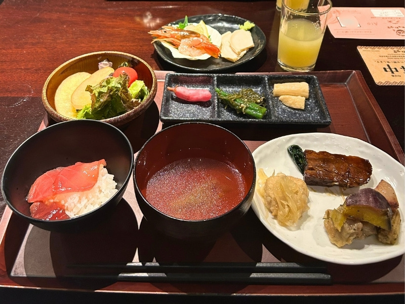 食事の写真