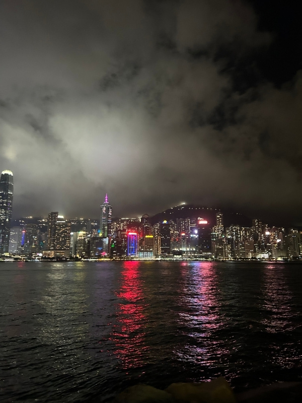 香港の夜景の写真