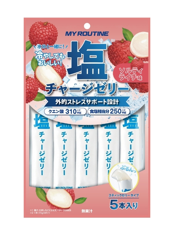 ソルティライチ味のパッケージ写真