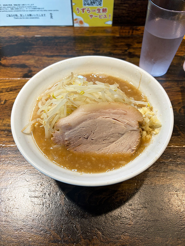 豚基地のラーメン