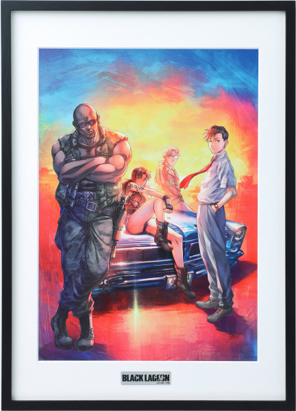 『BLACK LAGOON』のメタルキャンバスアート