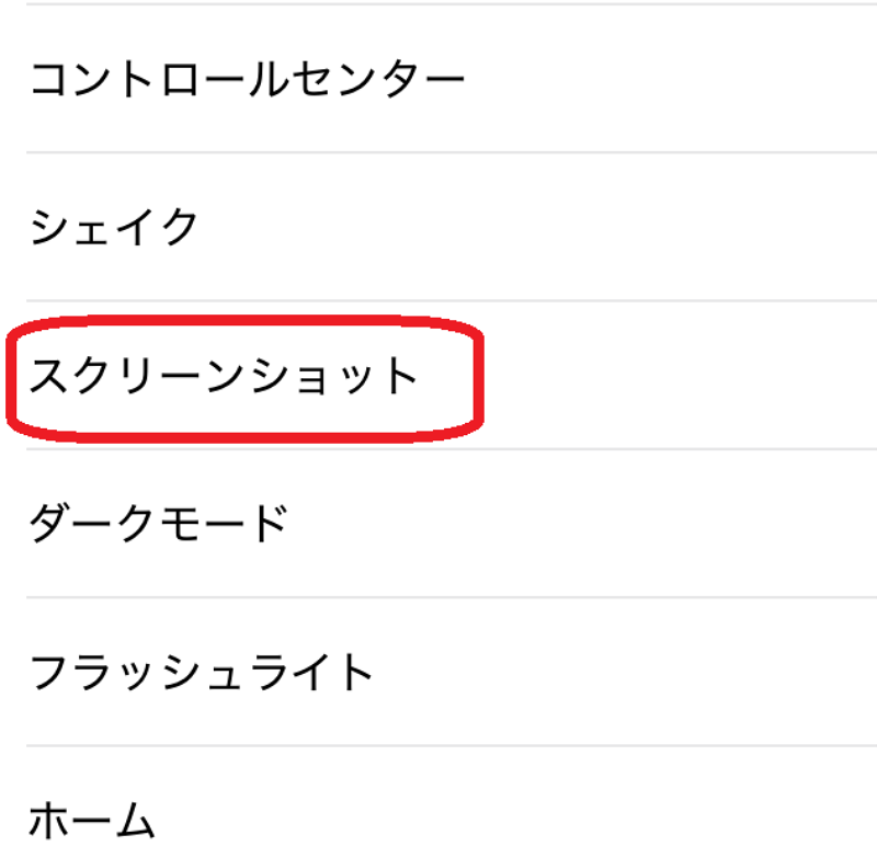 iPhone設定アプリ内　ダブルタップ設定画面