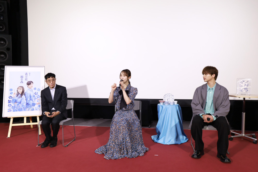 松井玲奈さん、一ノ瀬颯さん、井上制作統括