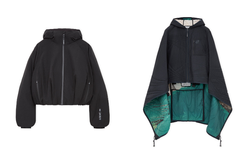 CROPPED PUFFER JACKET、QUILTED PONCHO