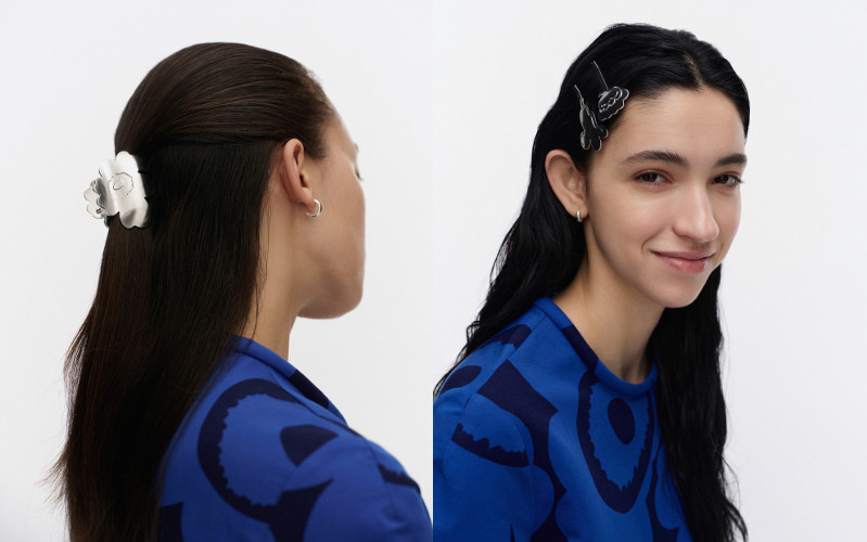 シルバーヘアクリップ、ヘアピンセット