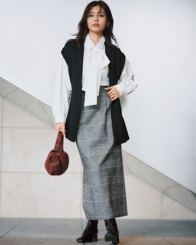URBAN RESEARCH ROSSO のミドル丈ジレ