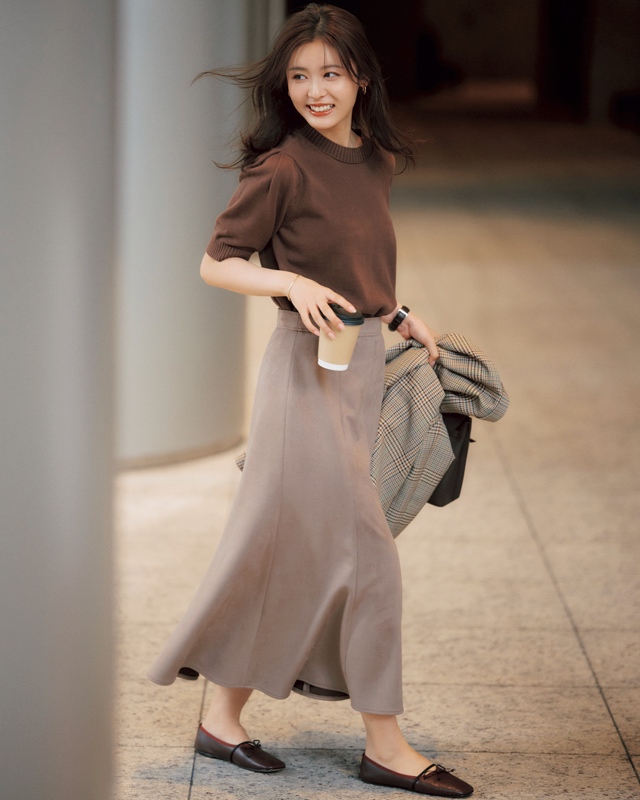 NATURAL BEAUTY BASICのマーメイドスカート