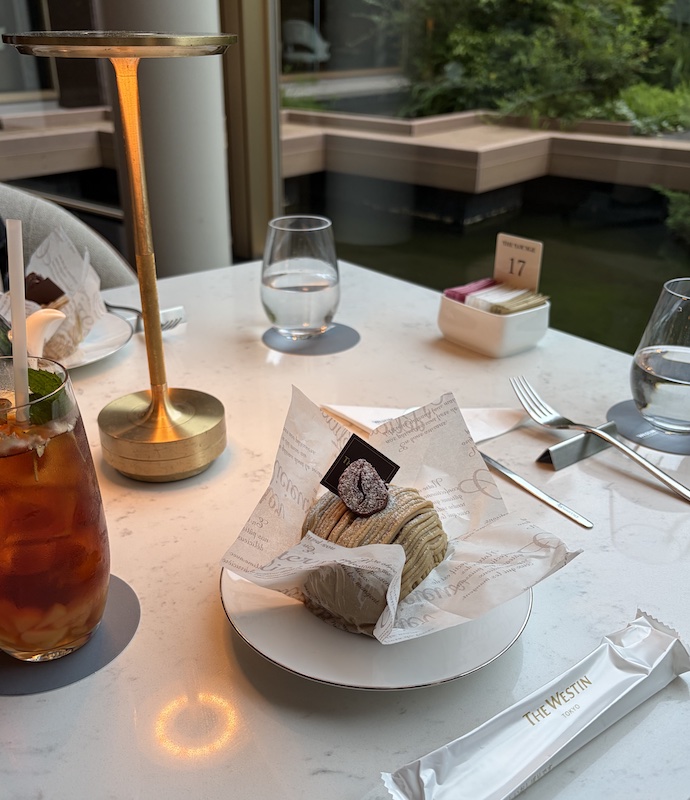 濃厚な栗の味わい♡ 秋らしいモンブランをいただきました