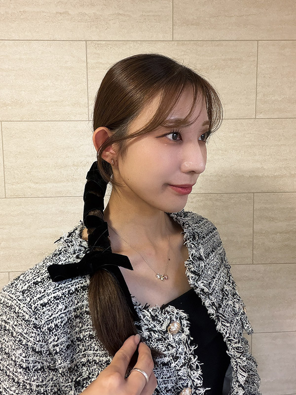タイトローポニーアレンジ