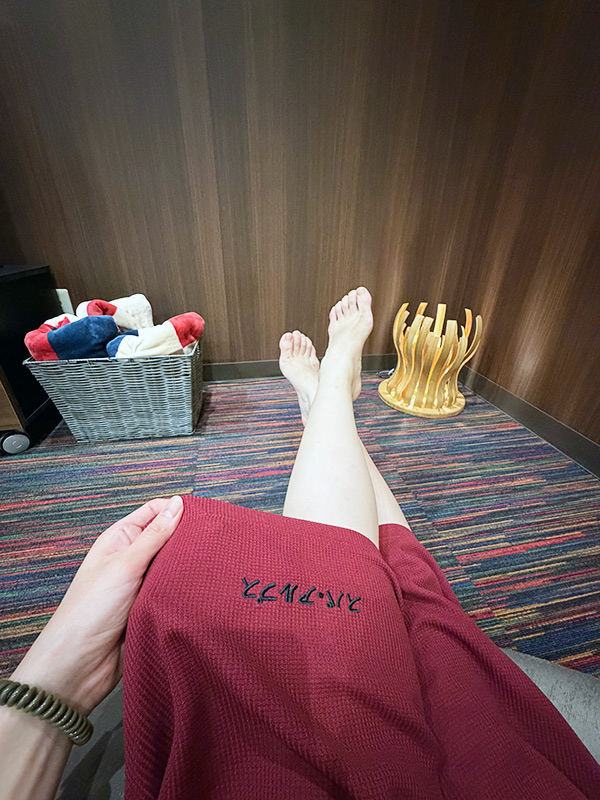 スパ・アルプスの女性専用休憩室