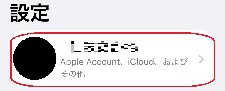 ユーザー名を赤で囲んでいるスクリーンショット