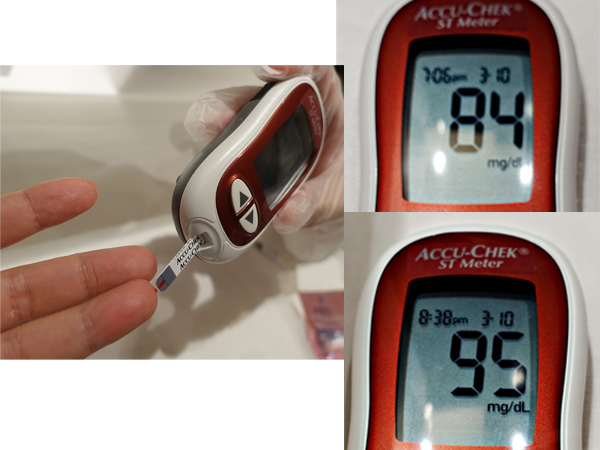 血糖値を計測