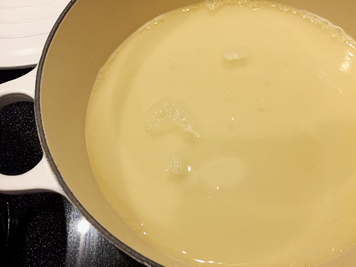 レモン鍋　スープ
