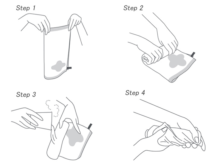 ステップ1：蒸しタオルやスチーマーで肌を柔らかくする