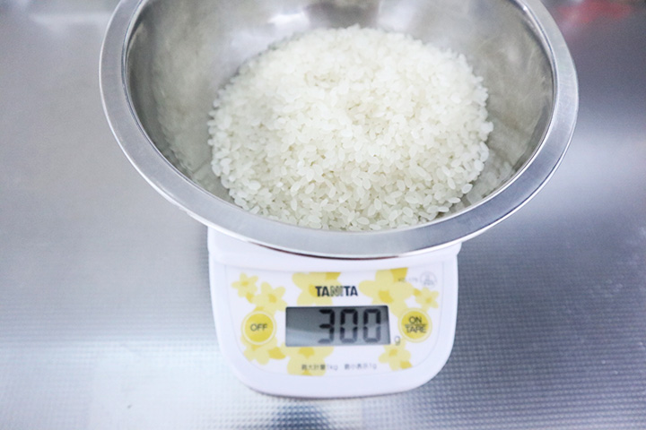 米の計量