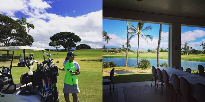 ハワイのゴルフ